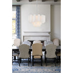 Addis 9 - Light 22 - Inch Waterfall Chandelier Aged Brass - Cyran Lamps