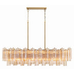 Addis Linear Crystal Chandelier 14 Light 52in - Cyran Lamps