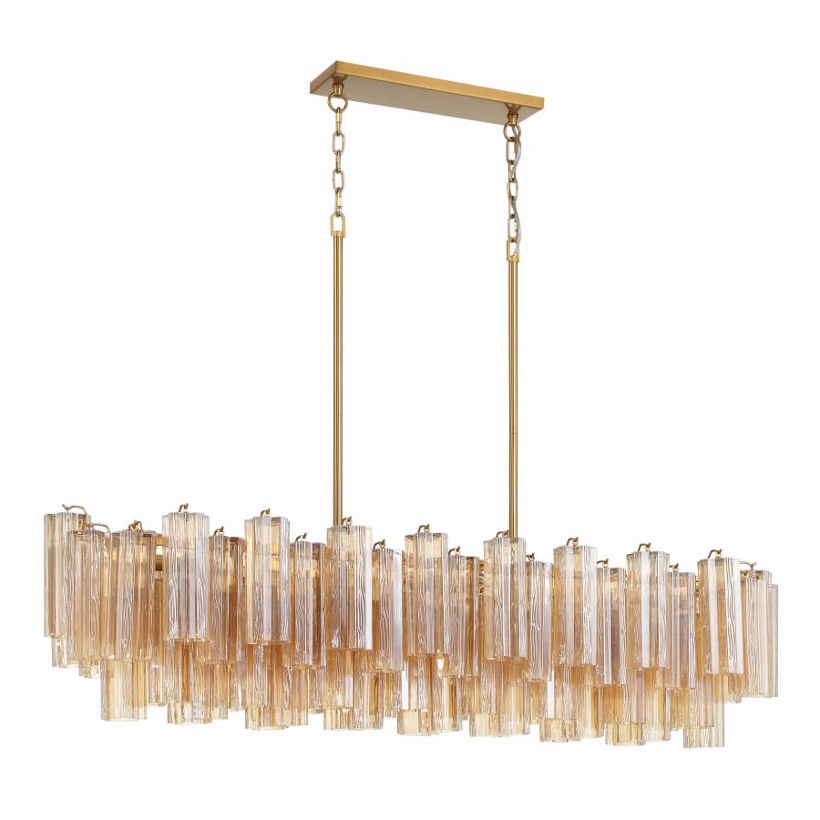 Addis Linear Crystal Chandelier 14 Light 52in - Cyran Lamps