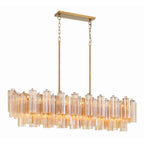 Addis Linear Crystal Chandelier 14 Light 52in - Cyran Lamps
