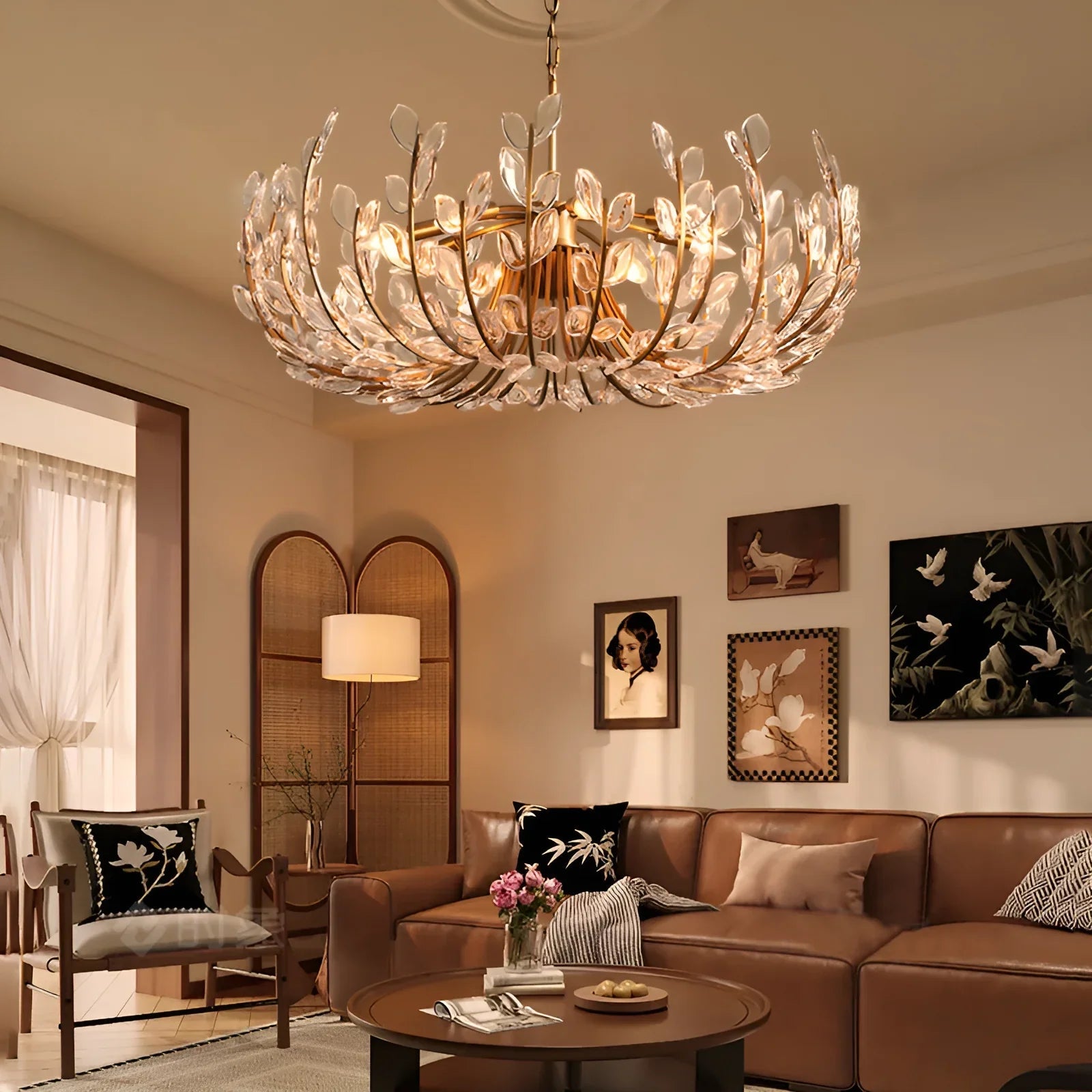 Adela 8 Light Chandelier - Cyran Lamps