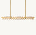 Akachon Rectangular Chandelier 54" - Cyran Lamps