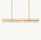 Akachon Rectangular Chandelier 54" - Cyran Lamps