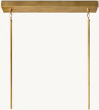 Akachon Rectangular Chandelier 54" - Cyran Lamps