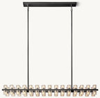 Akachon Rectangular Chandelier 54" - Cyran Lamps