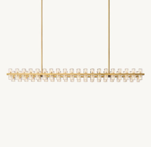 Akachon Rectangular Chandelier 72" - Cyran Lamps