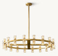 Akachon Round Chandelier 36" - Cyran Lamps