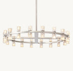 Akachon Round Chandelier 36" - Cyran Lamps