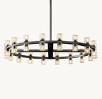 Akachon Round Chandelier 36" - Cyran Lamps