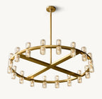 Akachon Round Chandelier 36" - Cyran Lamps