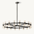 Akachon Round Chandelier 36" - Cyran Lamps