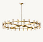 Akachon Round Chandelier 48" - Cyran Lamps