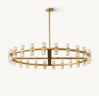 Akachon Round Chandelier 48" - Cyran Lamps