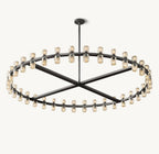 Akachon Round Chandelier 60" - Cyran Lamps
