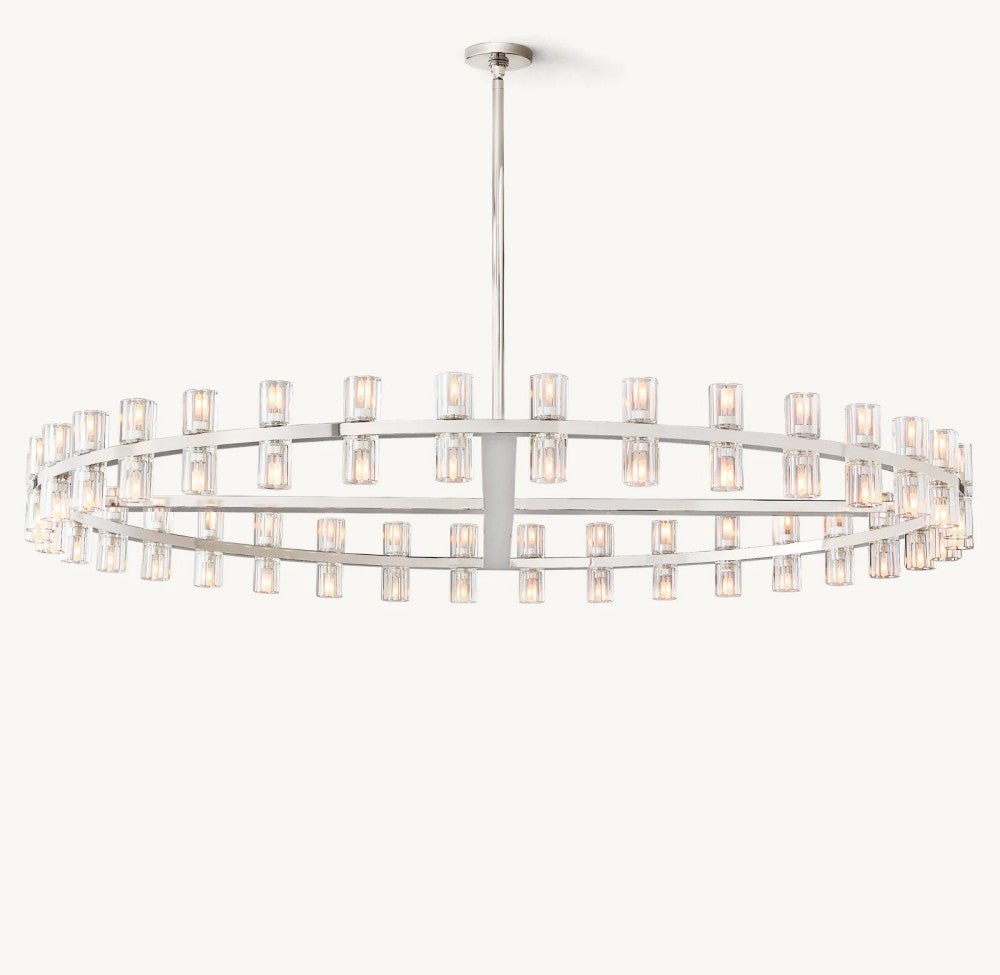 Akachon Round Chandelier 60" - Cyran Lamps