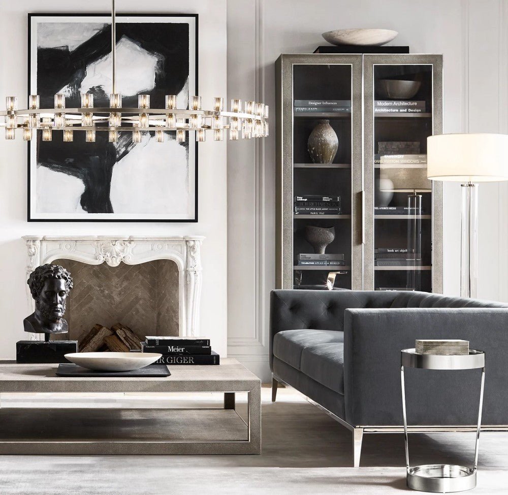 Akachon Round Chandelier 60" - Cyran Lamps