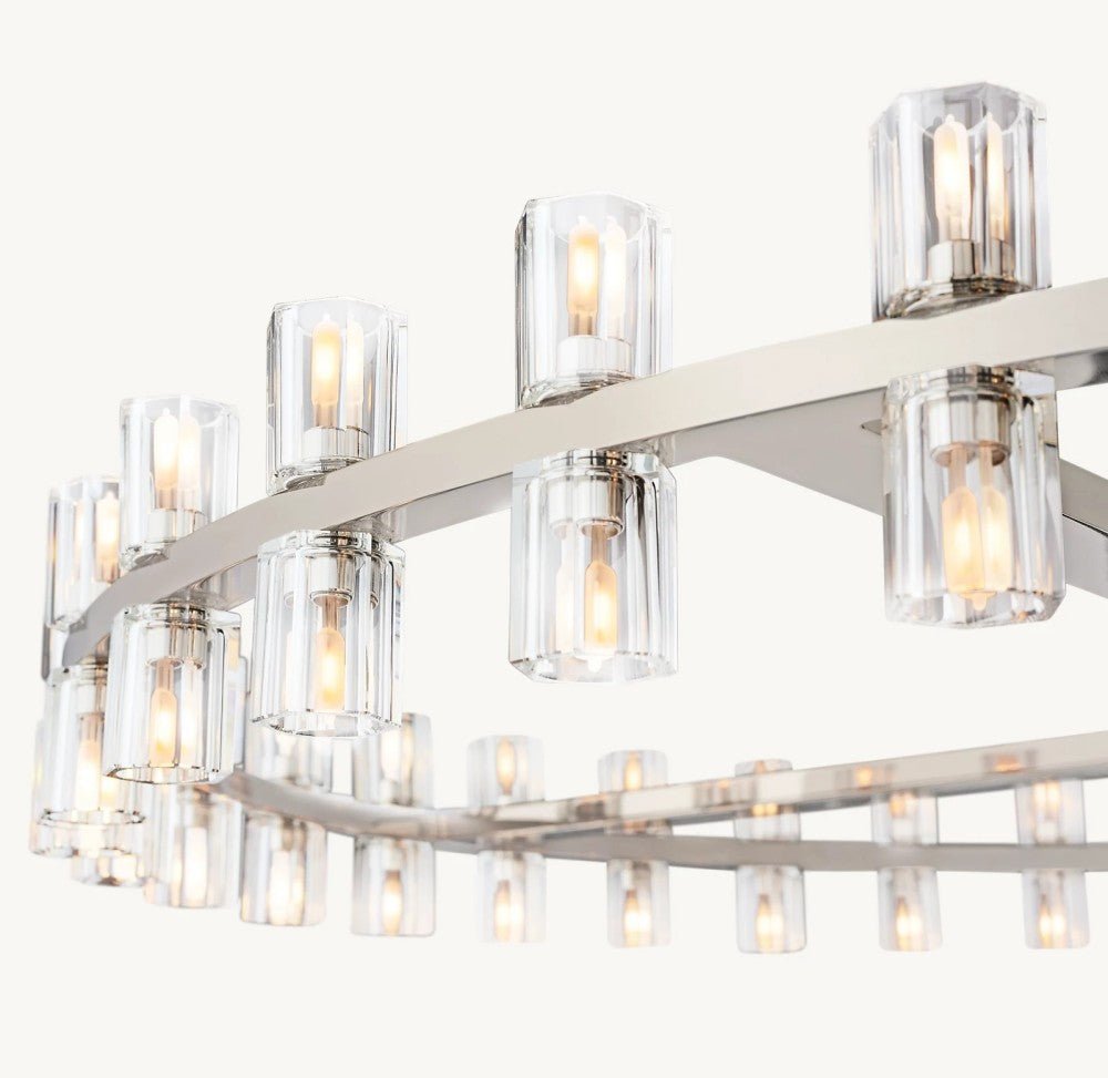 Akachon Round Chandelier 60" - Cyran Lamps