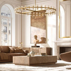 Akachon Round Chandelier 60" - Cyran Lamps