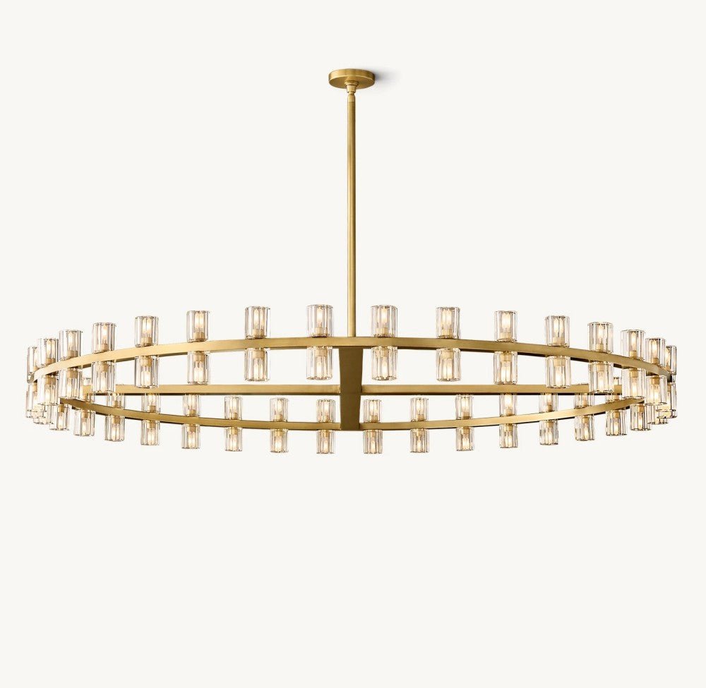 Akachon Round Chandelier 60" - Cyran Lamps