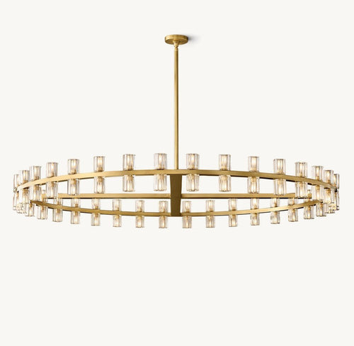 Akachon Round Chandelier 60" - Cyran Lamps