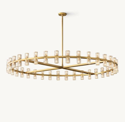 Akachon Round Chandelier 60" - Cyran Lamps