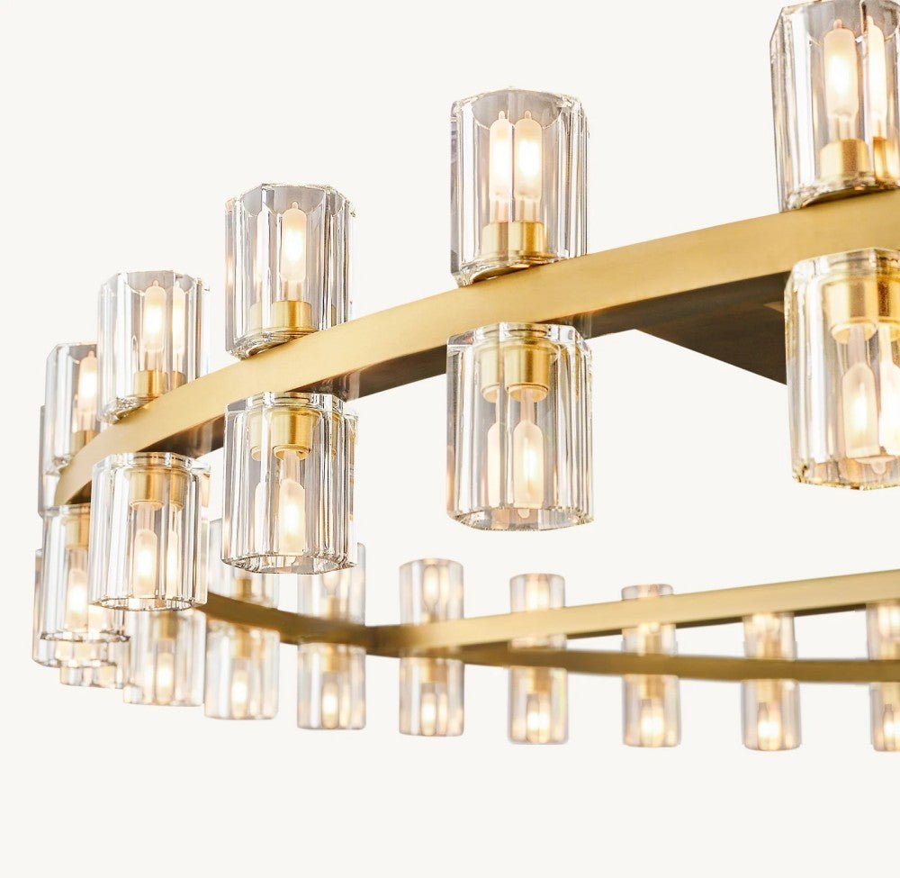 Akachon Round Chandelier 60" - Cyran Lamps