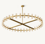 Akachon Round Chandelier 60" - Cyran Lamps