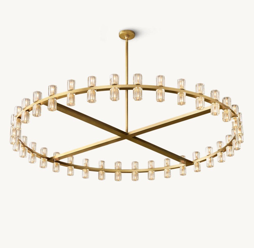 Akachon Round Chandelier 60" - Cyran Lamps