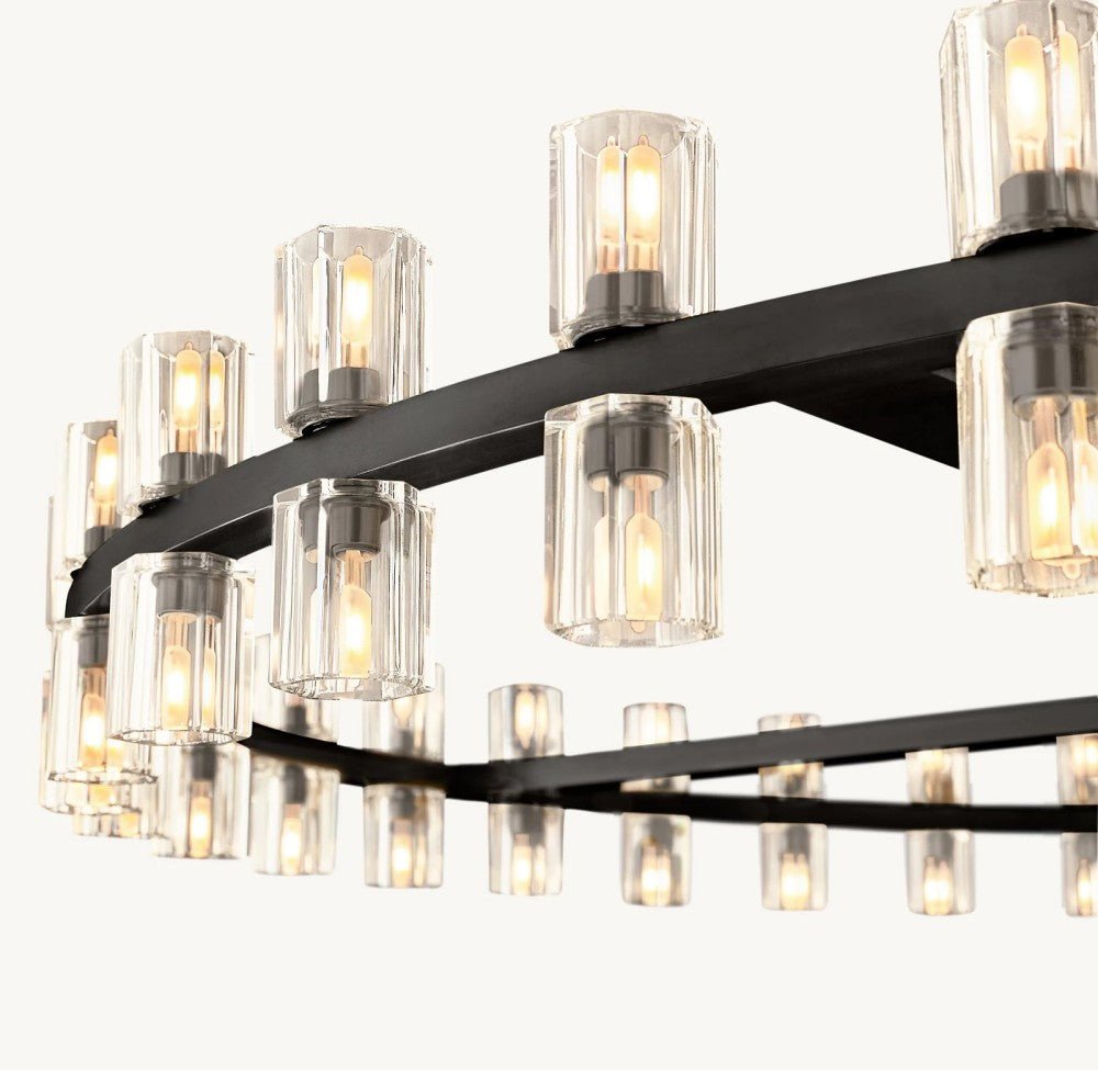 Akachon Round Chandelier 60" - Cyran Lamps