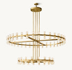 Akachon Round Two - Tier Chandelier 60" - Cyran Lamps