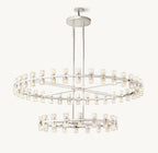 Akachon Round Two - Tier Chandelier 60" - Cyran Lamps