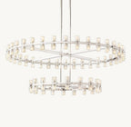 Akachon Round Two - Tier Chandelier 60" - Cyran Lamps