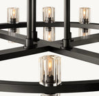 Akachon Round Two - Tier Chandelier 60" - Cyran Lamps