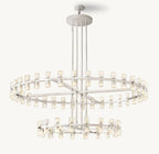 Akachon Round Two - Tier Chandelier 60" - Cyran Lamps