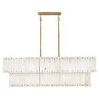 Alabaster Rancho 2 - Tier Linear Chandelier - Cyran Lamps