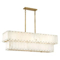 Alabaster Rancho 2 - Tier Linear Chandelier - Cyran Lamps