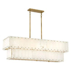 Alabaster Rancho 2 - Tier Linear Chandelier - Cyran Lamps