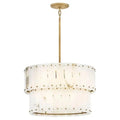 Alabaster Rancho 2 - Tier Round Chandelier (Middle) - Cyran Lamps