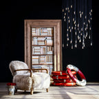 Ambert Crystal Rain Flush Mount - Cyran Lamps