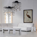 Ambert Crystal Rain Pendant - Cyran Lamps