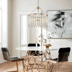 Andalucian Round Chandelier 24"35" - Cyran Lamps
