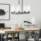Andreas Round Chandelier - Cyran Lamps