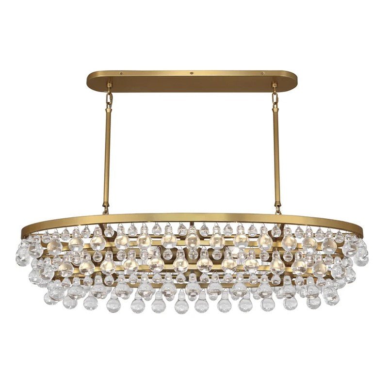 Anqeer Waterdrop Oval Chandelier 43" - Cyran Lamps