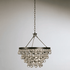 Anqeer Waterdrop Round Chandelier 21" - Cyran Lamps
