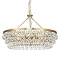 Anqeer Waterdrop Round Chandelier 35" - Cyran Lamps
