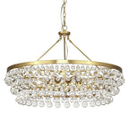 Anqeer Waterdrop Round Chandelier 35" - Cyran Lamps