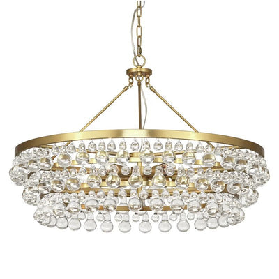 Anqeer Waterdrop Round Chandelier 35" - Cyran Lamps