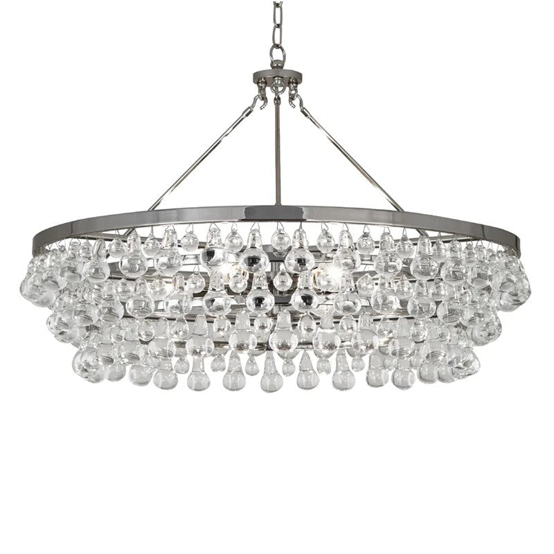 Anqeer Waterdrop Round Chandelier 35" - Cyran Lamps