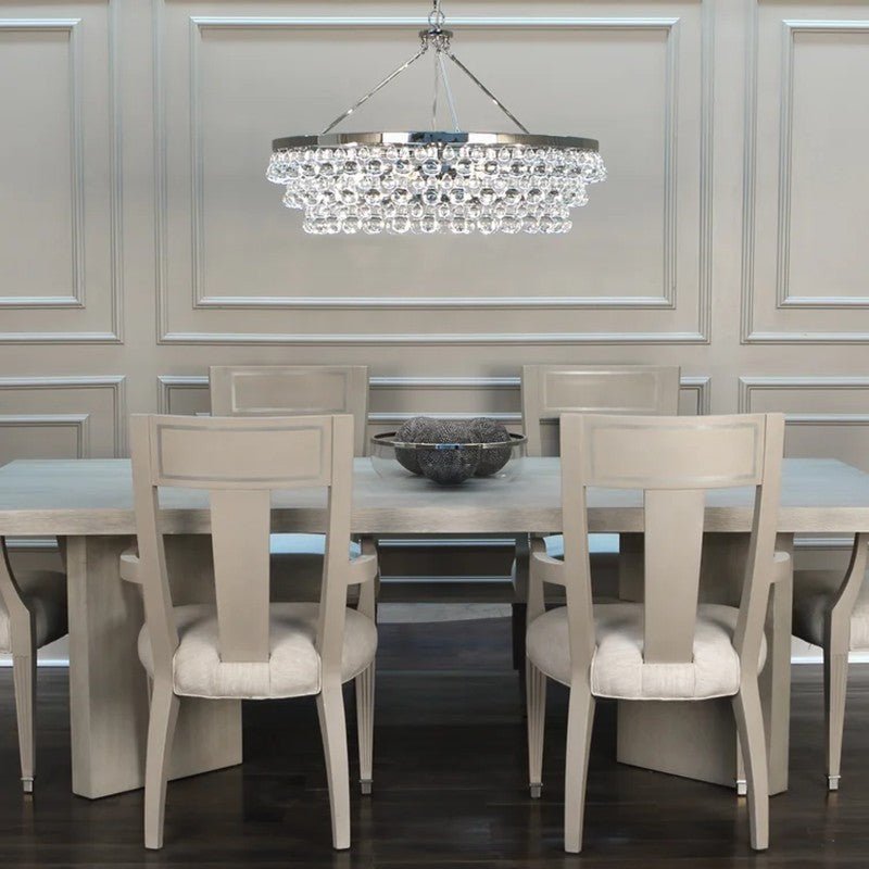 Anqeer Waterdrop Round Chandelier 35" - Cyran Lamps