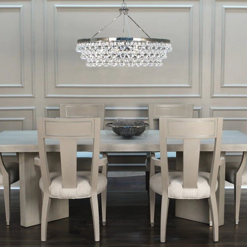 Anqeer Waterdrop Round Chandelier 35" - Cyran Lamps